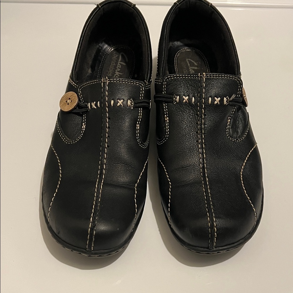 Clarks Black Bendables Shoes